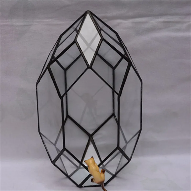 Terrarium en verre géométrique – Mini-serre | plantes d’intérieur – Image 3