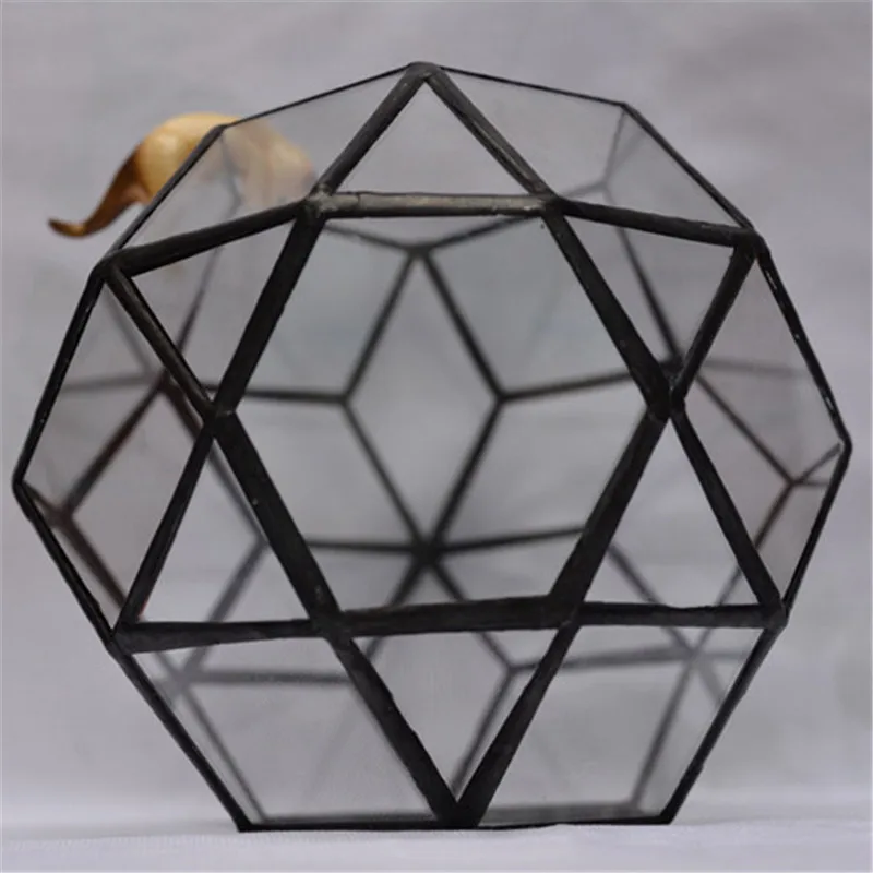 Terrarium en verre géométrique – Mini-serre | plantes d’intérieur – Image 4