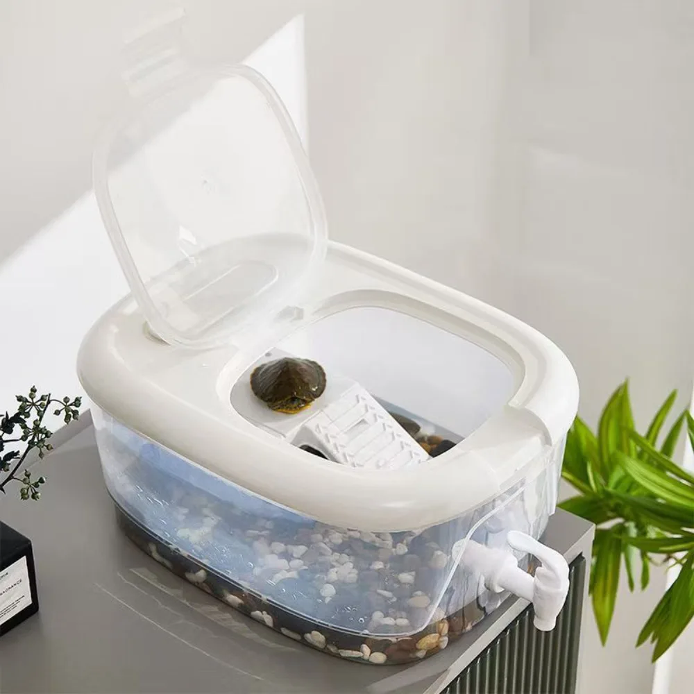 Aquarium tortue – Habitat écologique avec plateforme et vidange – Image 4