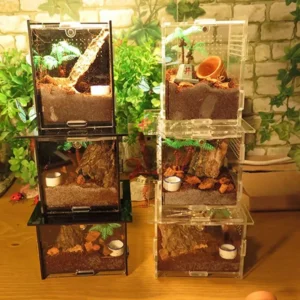 terrarium acrylique durable pour reptiles
