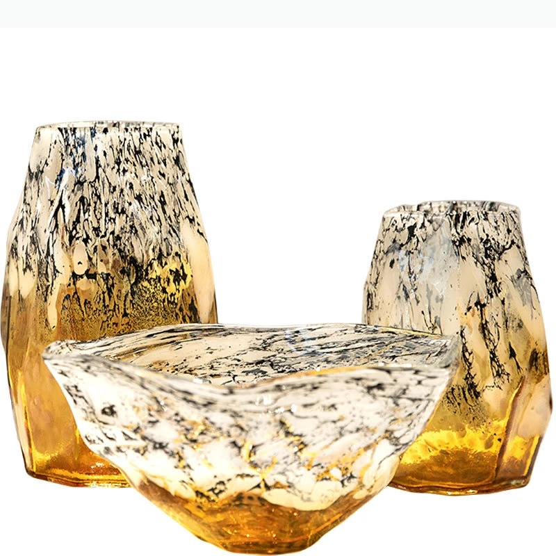 Vase en verre tacheté – Unique, irrégulier, plein de caractère – Image 7