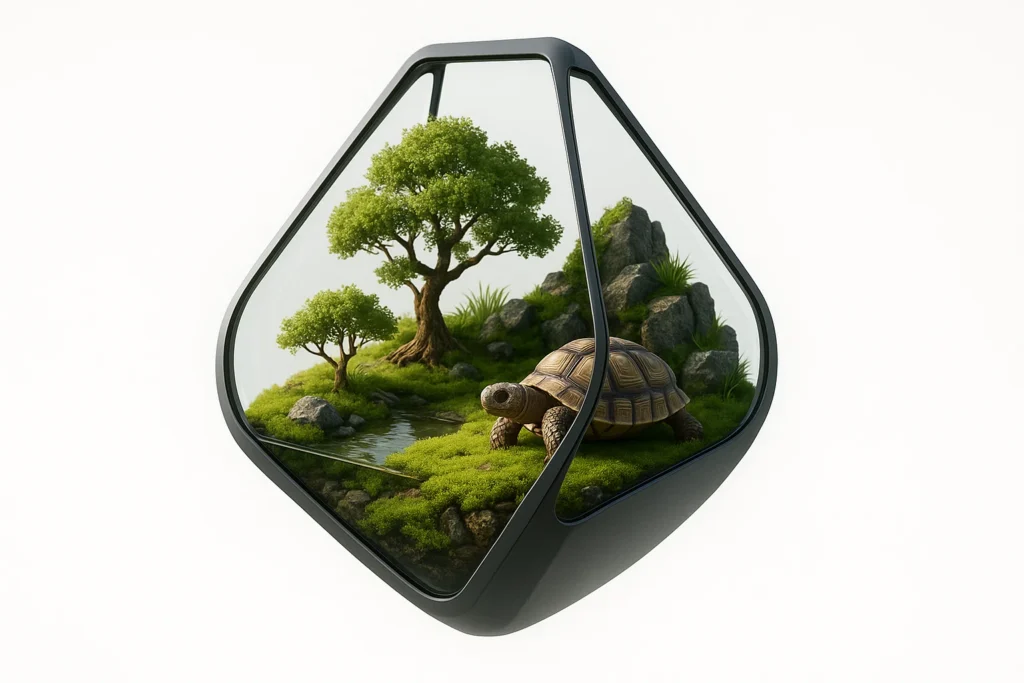 Terrarium Tortue Nature Flottant