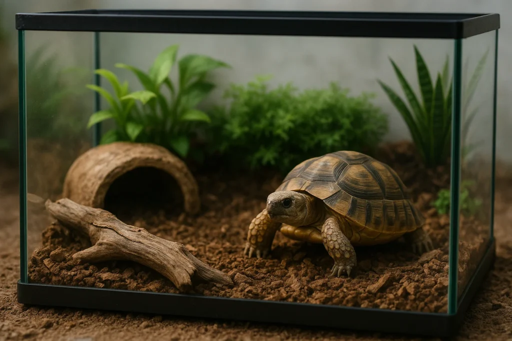 Terrarium pour Tortue