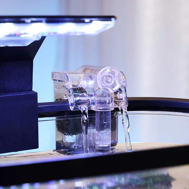 Aquarium de bureau avec LED – Éco-décor lumineux – Image 4