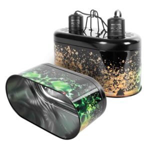 Support double douille pour lampe reptile