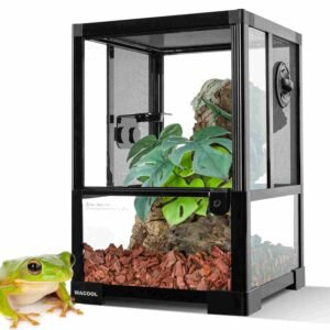 Vertical habitat aquarium 38l tree dwelling reptiles et amphibians