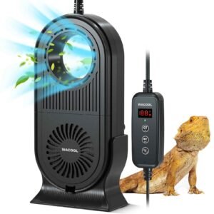 Purificateur d’air avec filtre charbon pour terrarium