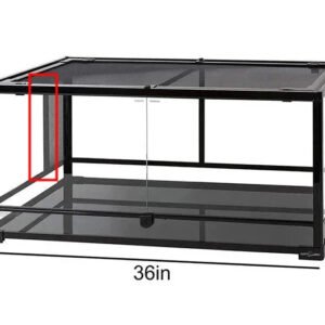 Lot de 2 en H plastique rails de